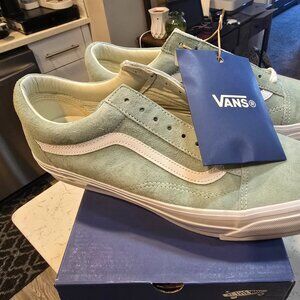 New Vans Premium Old Skool 36 LX PIG SUEDE Sneakers Low-Top ICEBERG MENS SZ 12